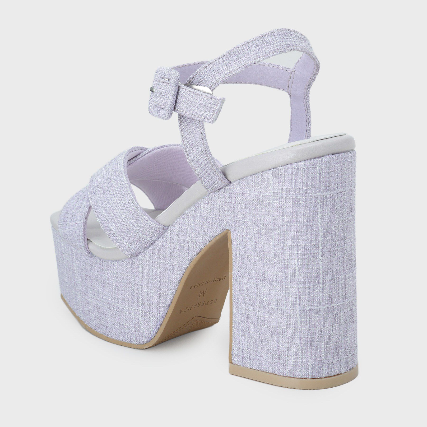ESPERANZA「【ラク盛り／サンダル】 26SS新作 ツイードサンダル」|サンダル|