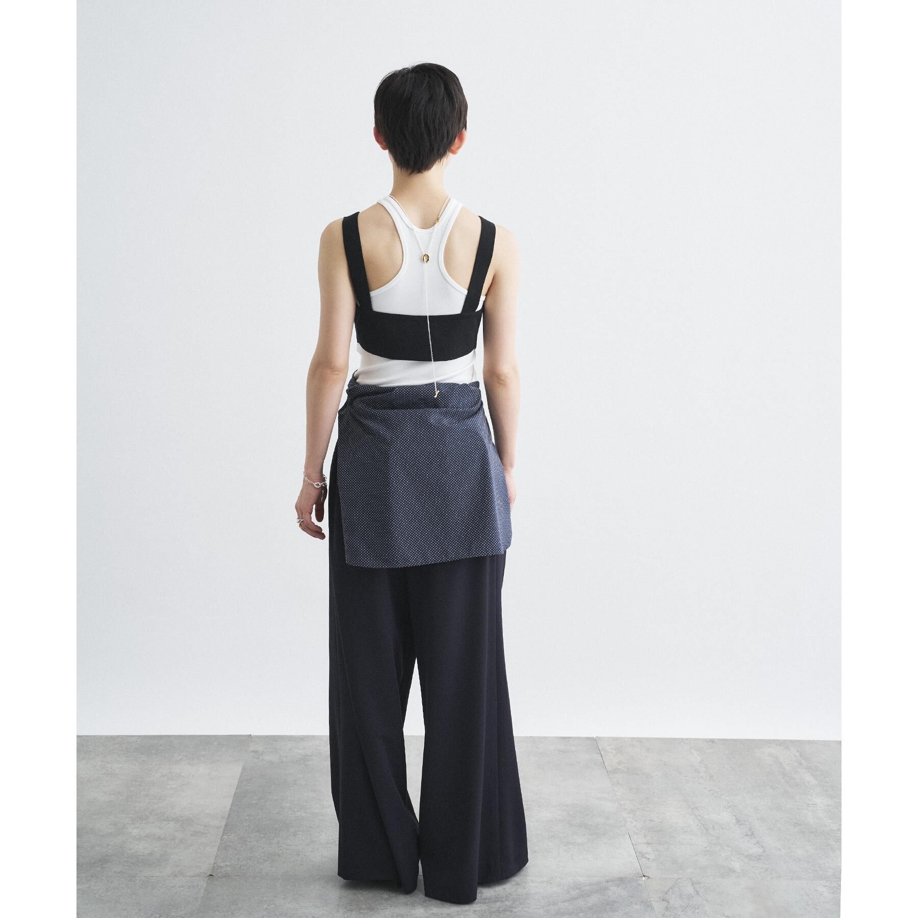 CODE A「【Re】【Cup-in】design cut tank」|キャミソール|