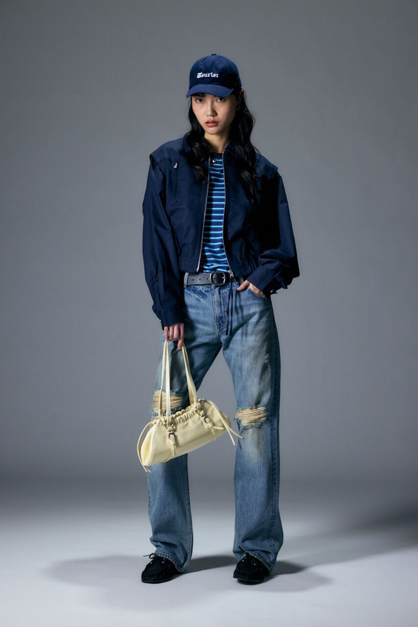 MOUSSY「BRUSHED STRAIGHT フレアデニム」|デニム|