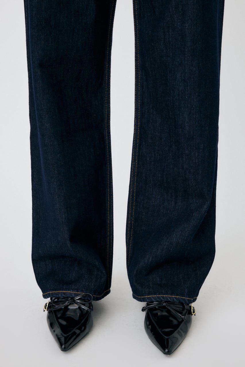 MOUSSY「HIGH WAIST STRAIGHT」|デニム|