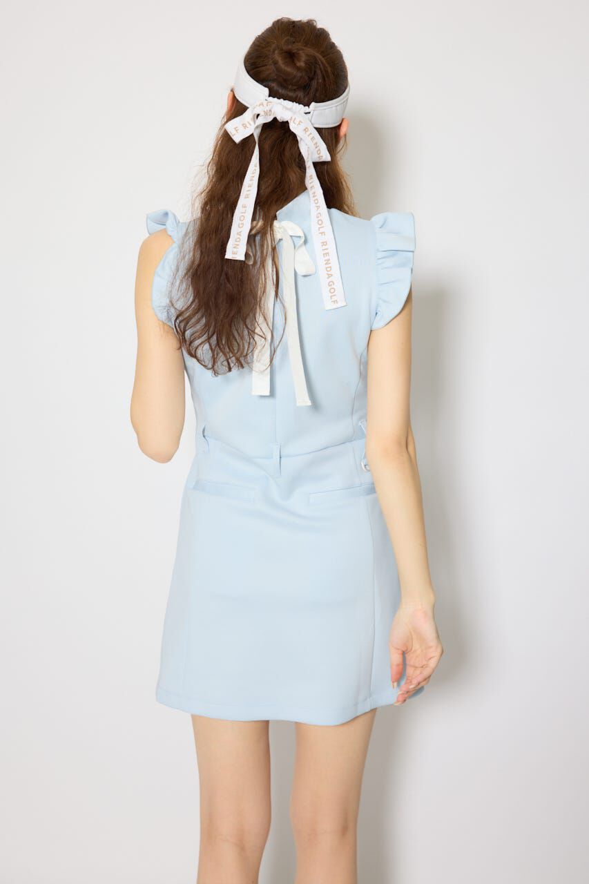rienda「バックリボンフリルスリーブワンピース」|ワンピース|