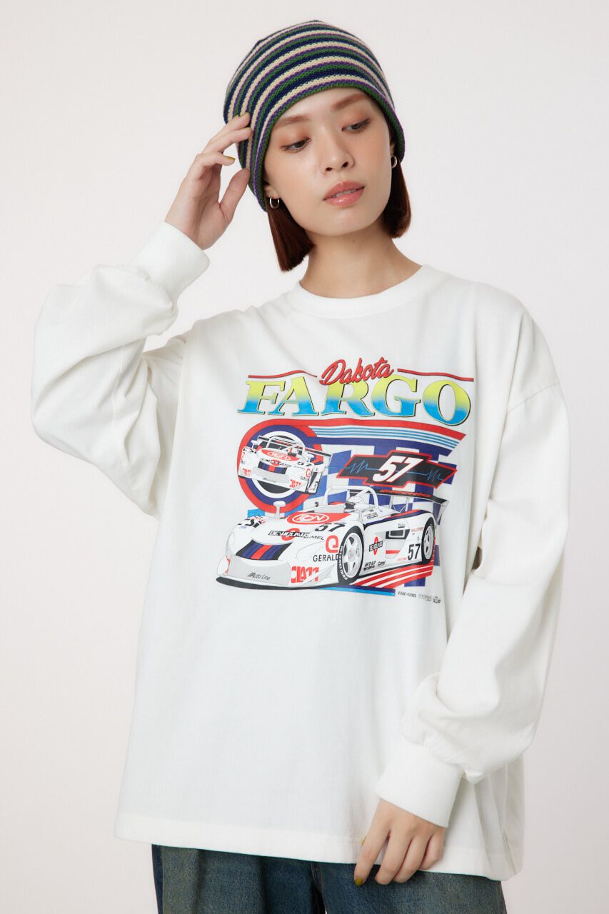 RODEO CROWNS「G/O AUTO RACING ロングTシャツ」|Tシャツ・カットソー|O/WHT1