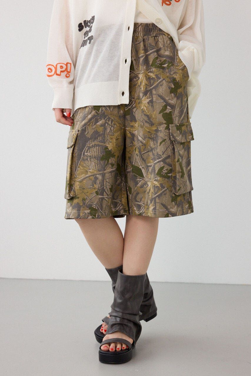 RODEO CROWNS「SHARE DRY PTTERN スウェットカーゴショートパンツ」|その他|柄BEG5