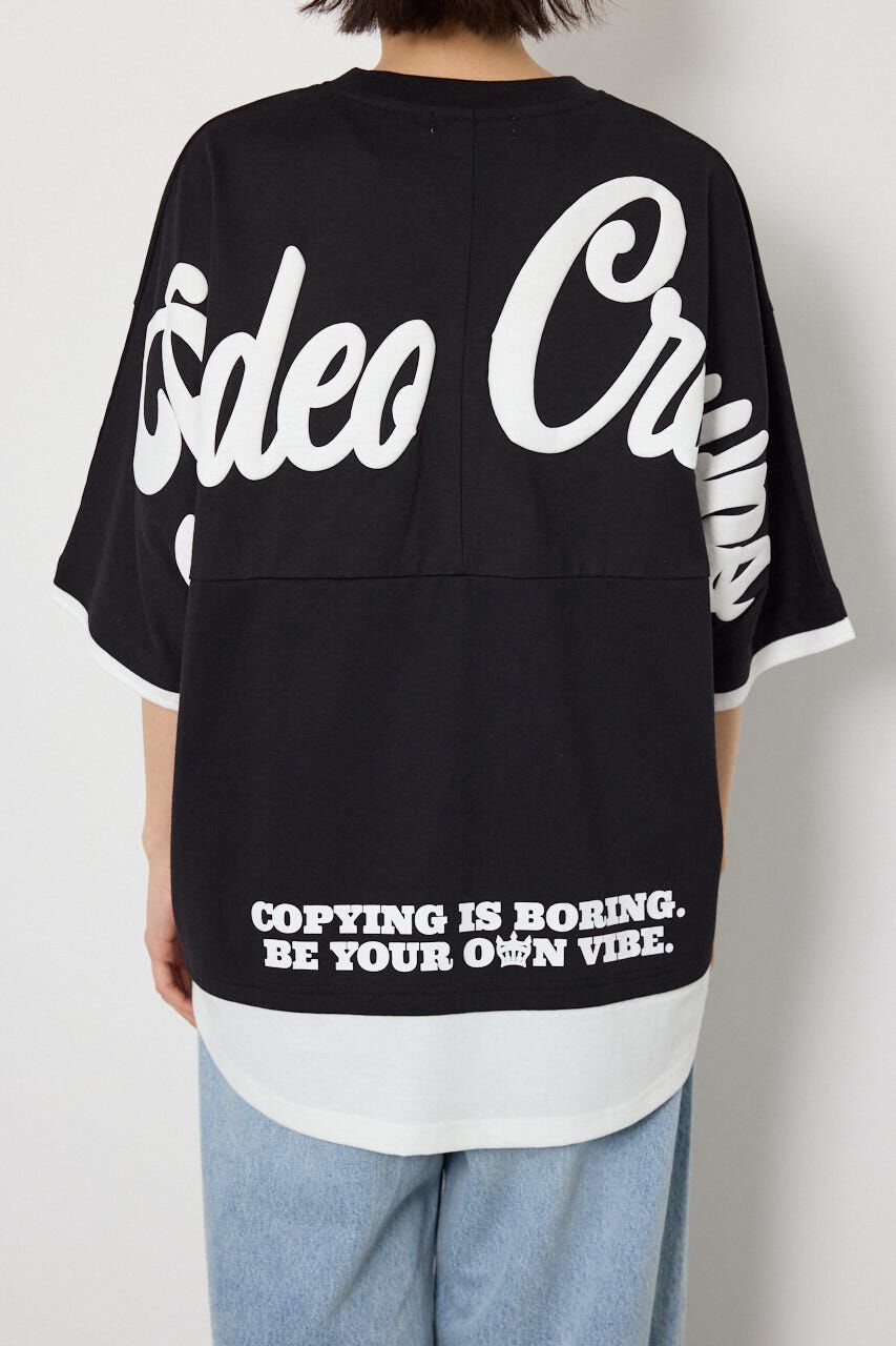 RODEO CROWNS「フェイクレイヤードロゴトップス」|Tシャツ・カットソー|