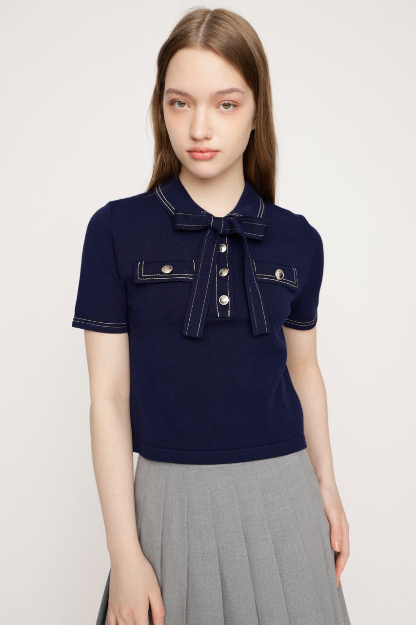 SLY「STICH COMPACT KNIT トップス」|ニット・セーター|
