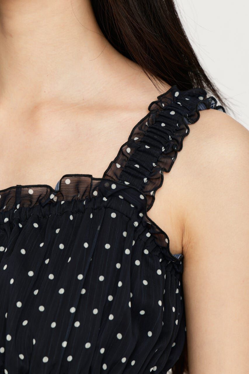 SLY「SHIRRING FRILL ドレス」|ワンピース|