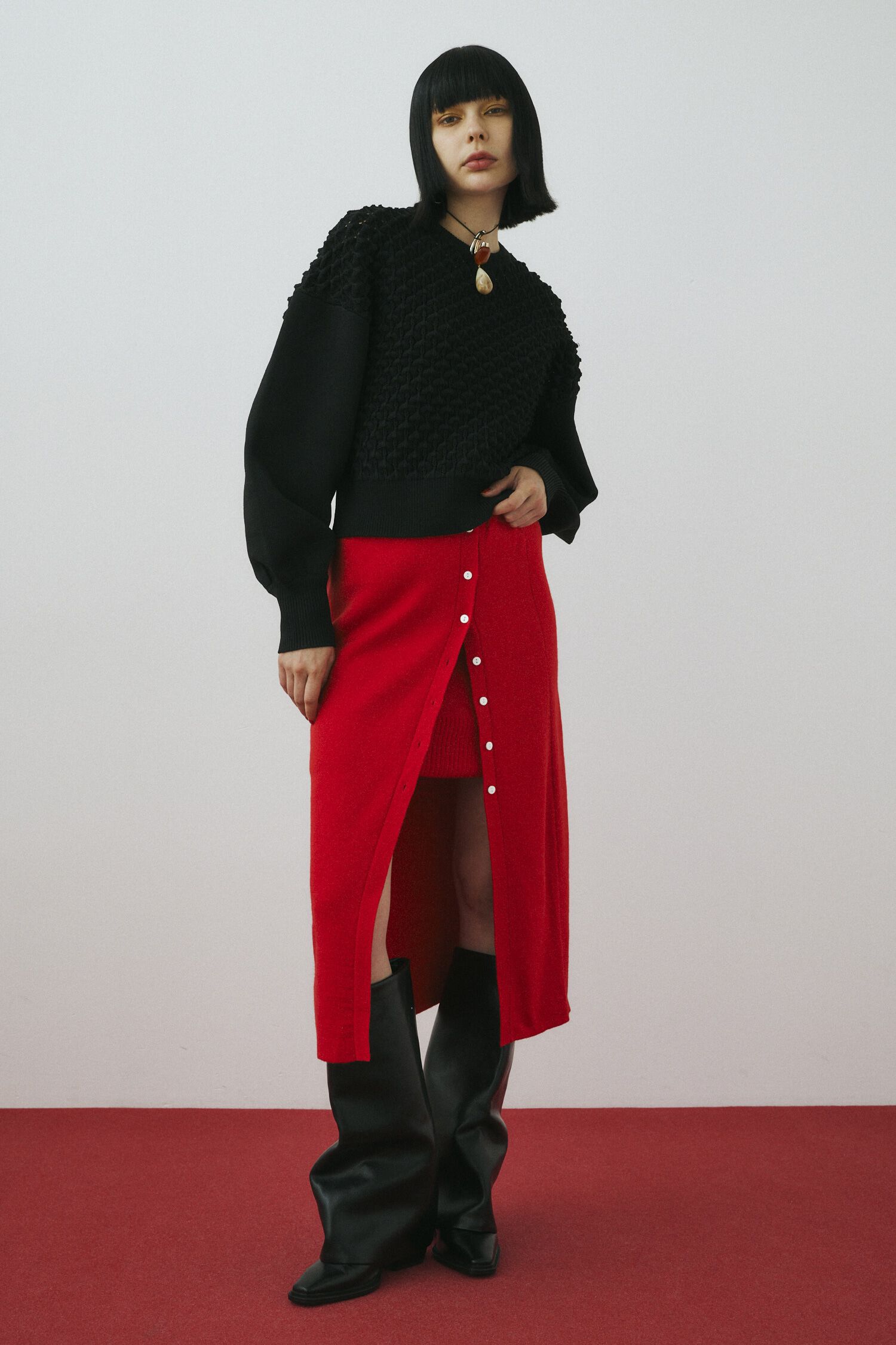 HeRIN.CYE「3D knit tops」|ニット・セーター|