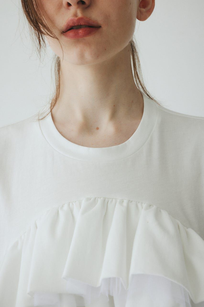 HeRIN.CYE「A line ruffle tops」|Tシャツ・カットソー|
