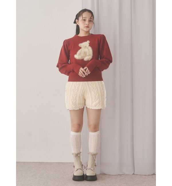 merry jenny「frill knit shortpants」|その他|