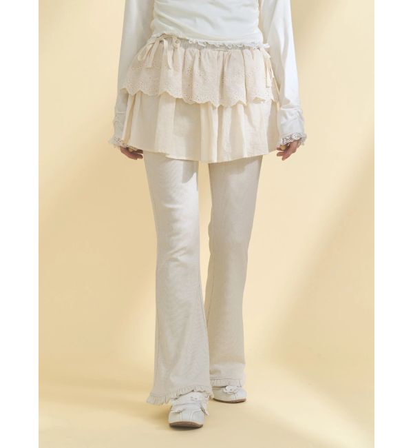 merry jenny「lace skirt flare pants」|その他|