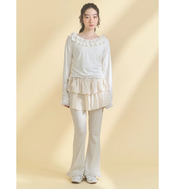 merry jenny「lace skirt flare pants」|その他|