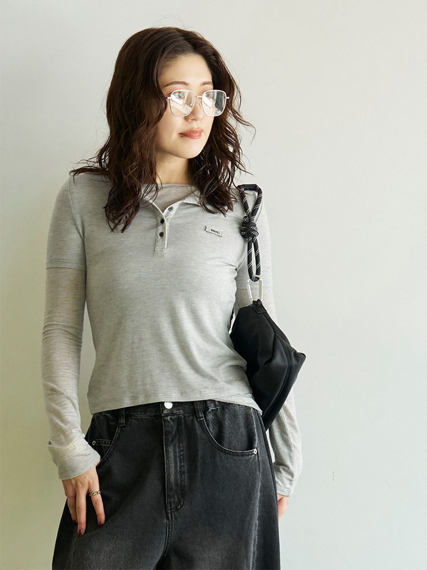 emmi atelier「レイヤードカットソー」|Tシャツ・カットソー|
