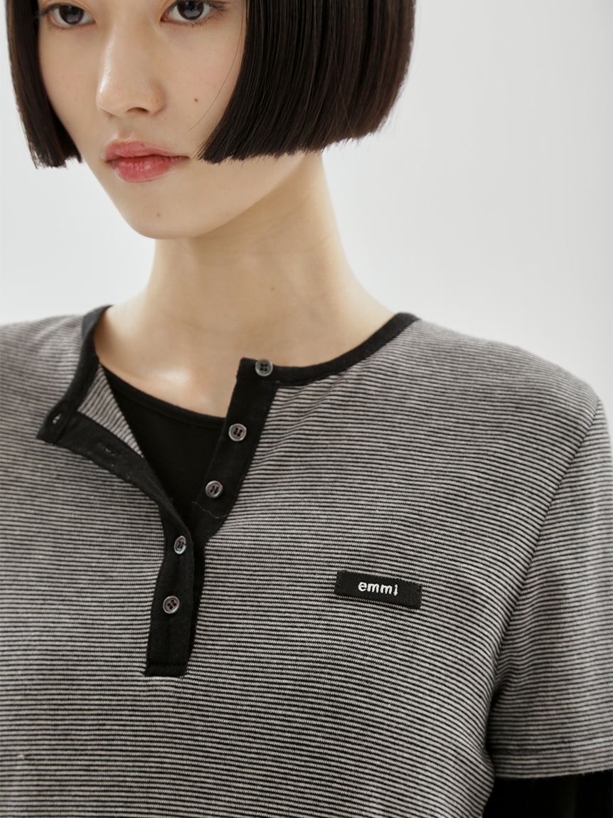 emmi atelier「レイヤードカットソー」|Tシャツ・カットソー|