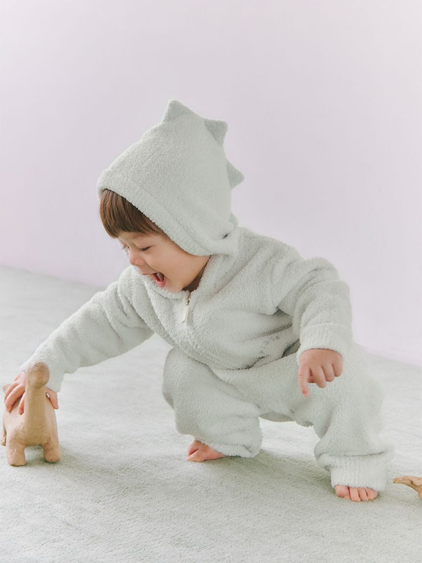 GELATO PIQUE KIDS & BABY「【限定カラーあり】【BABY】パウダーアニマルロンパース」|ロンパース|GRN