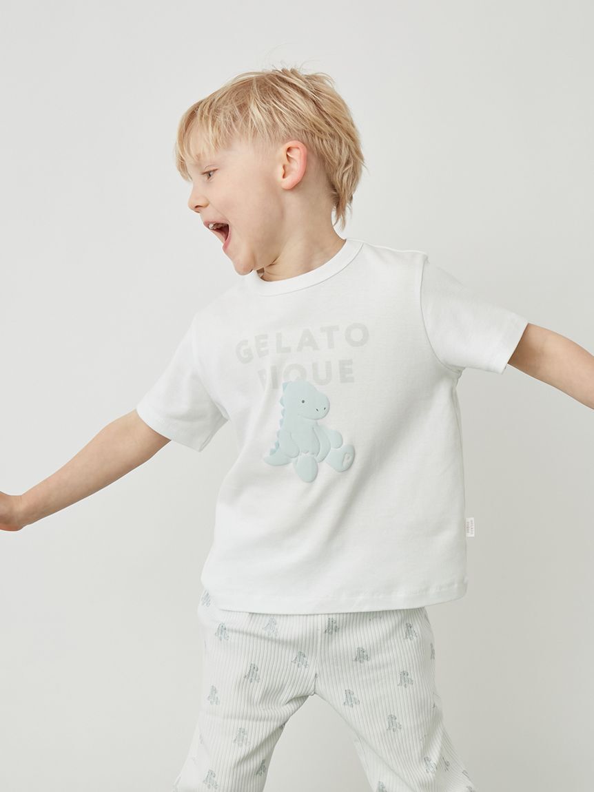 GELATO PIQUE KIDS & BABY「【KIDS】ぬいぐるみワンポイントTシャツ」|ルームウェア|