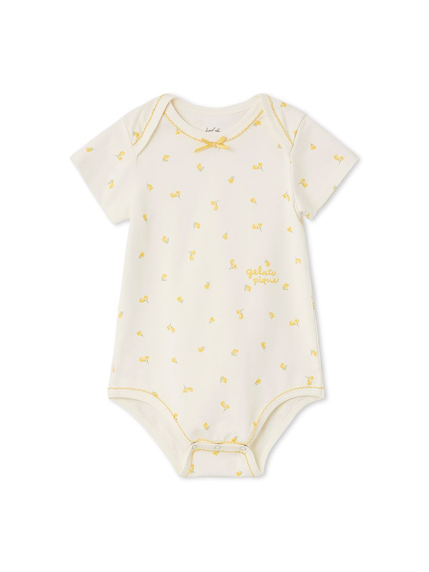 GELATO PIQUE KIDS & BABY「【BABY】半袖ボディスーツ」|ロンパース|YEL