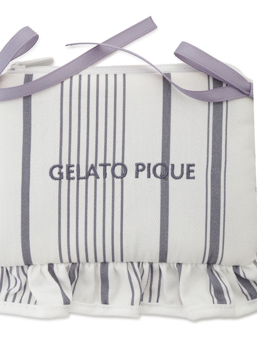gelato pique「ガーゼパイピングリボンティッシュポーチ」|ポーチ|