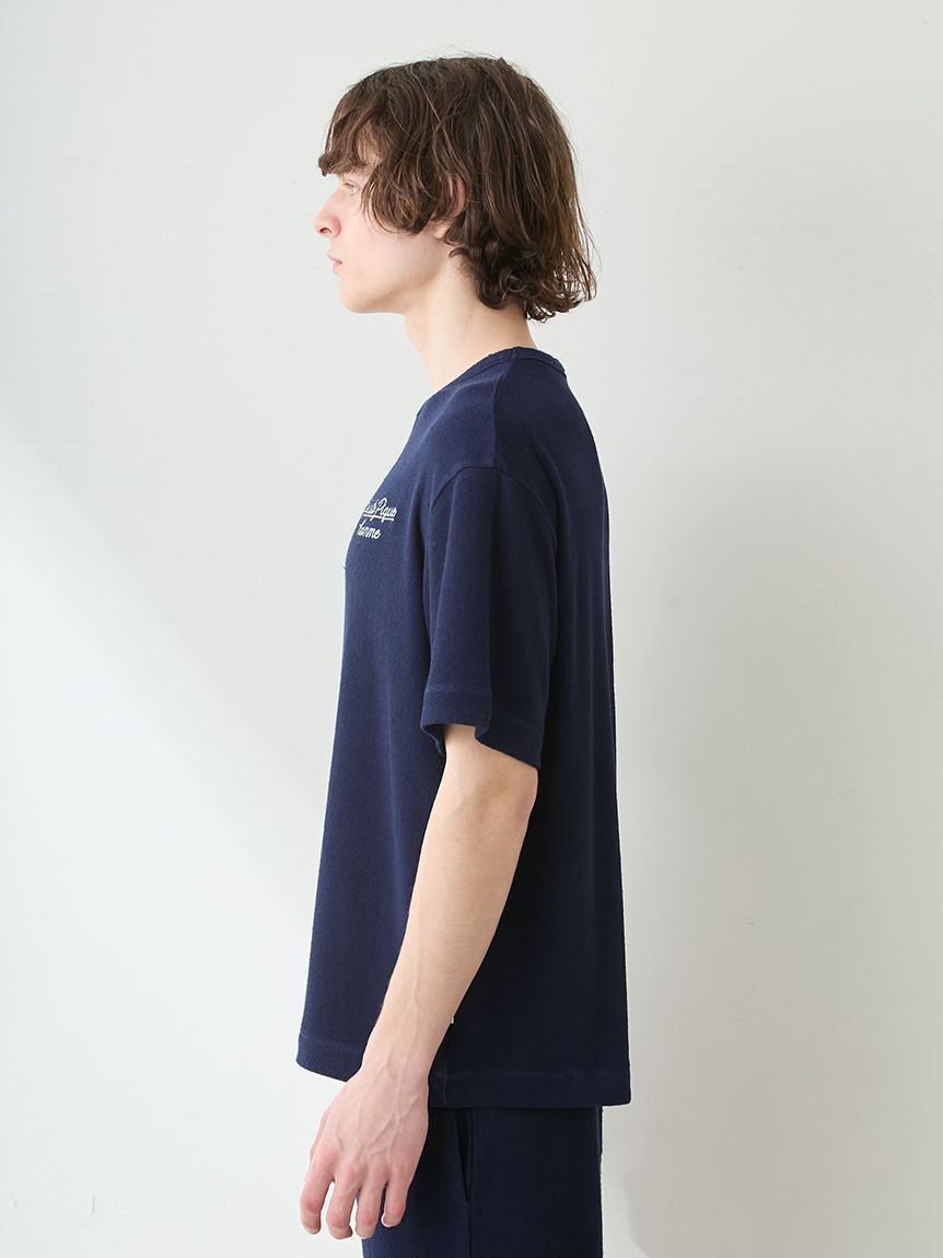 GELATO PIQUE HOMME「【HOMME】【接触冷感】【UVカット】パイルワンポイントロゴ刺繍プルオーバー」|プルオーバー|
