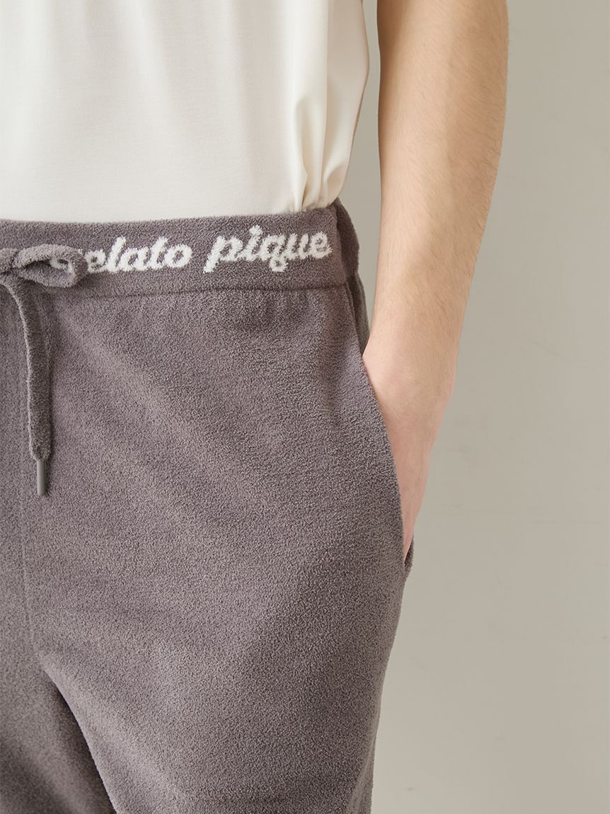 GELATO PIQUE HOMME「【ONLINE限定】【HOMME】エアリーモコボストンテリアジャガードプルオーバー&ハーフパンツセット」|ルームウェア|