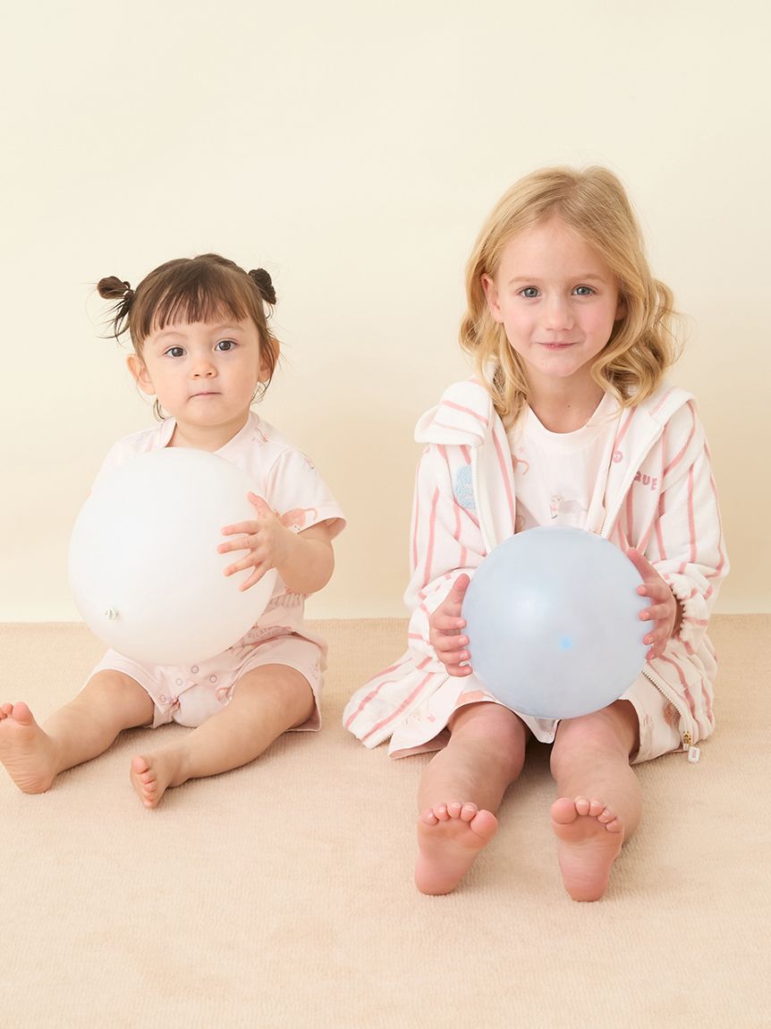 GELATO PIQUE KIDS & BABY「【KIDS】【UVカット】ストライプパイルパーカ」|パーカー|