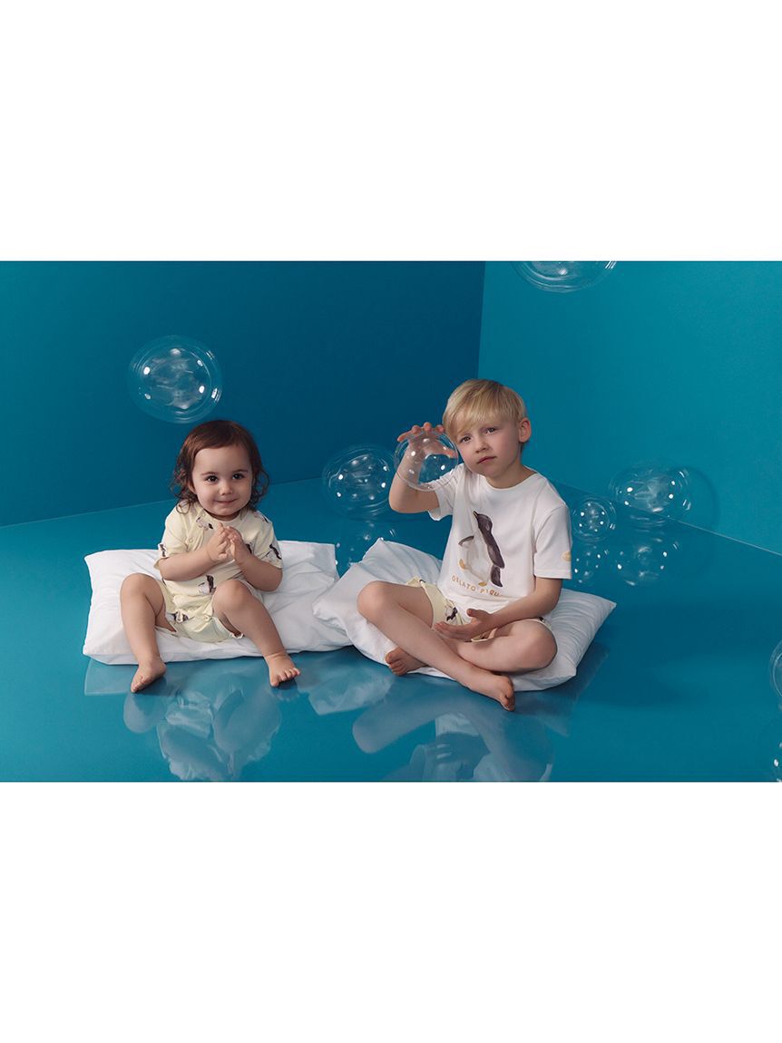 GELATO PIQUE KIDS & BABY「【KIDS】【接触冷感】シーアニマル柄ワンポイントTシャツ」|ルームウェア|