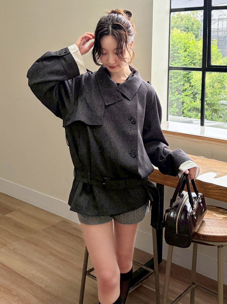 LILY BROWN「ケーブルニットショートパンツ」|その他|