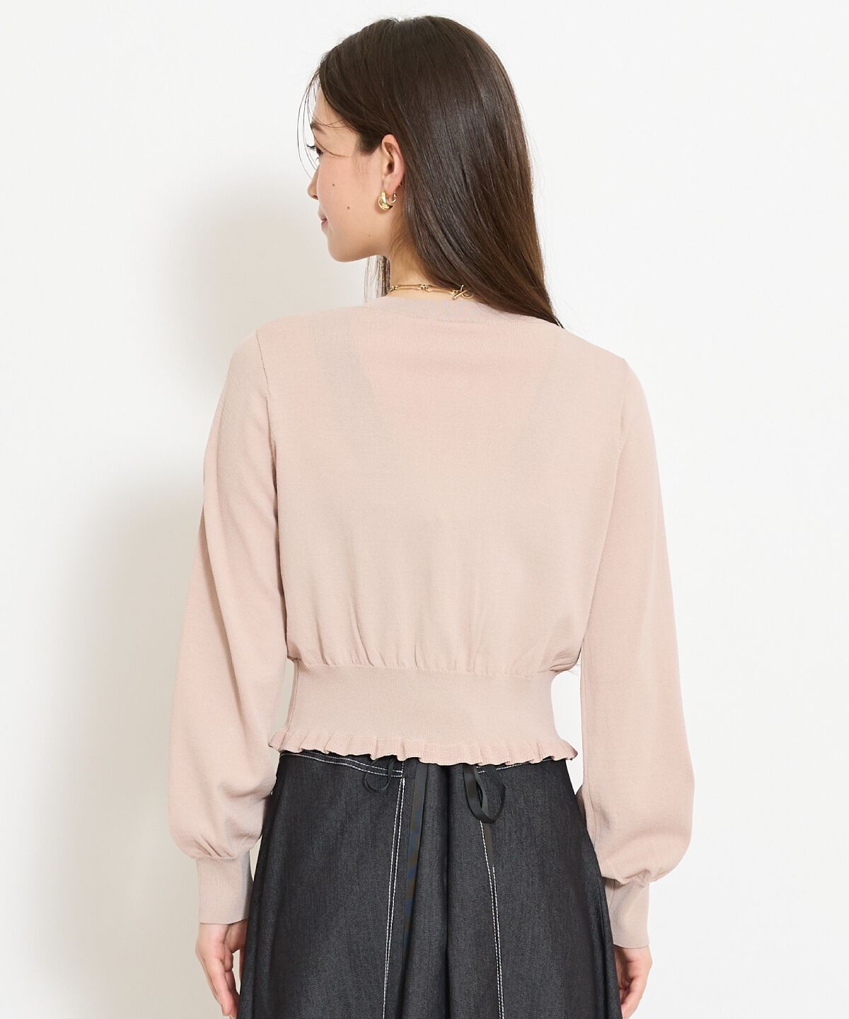 WILLSELECTION「フリルヘムUVカットカーディガン」|カーディガン|
