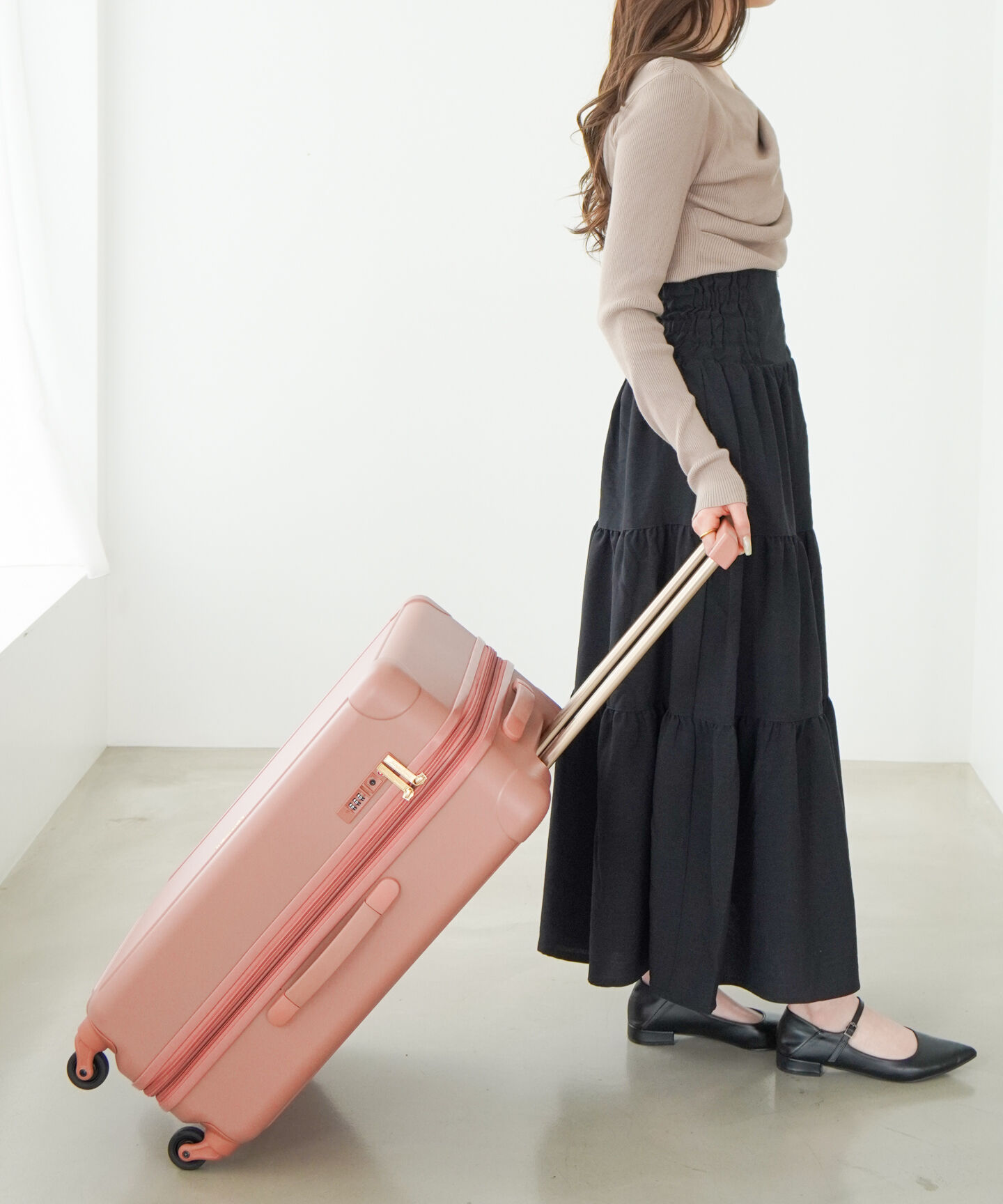 Jewelna Rose「Jewelna Rose スーツケース キャリーケース フォギージュエルトローリー 65L Mサイズ 05902」|キャリーケース|