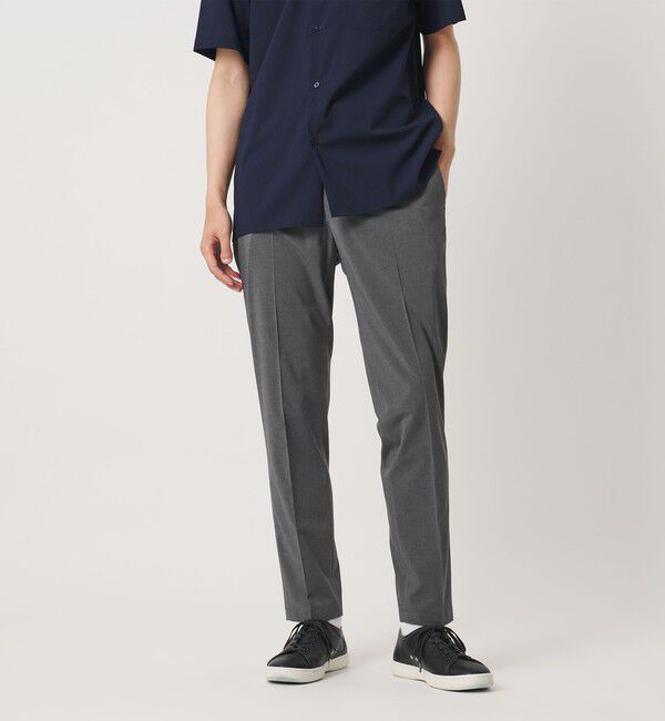 UNITED ARROWS「ライトパーテックス ノープリーツ パンツ UA COZY ウォッシャブル 2WAYストレッチ」|スラックス|