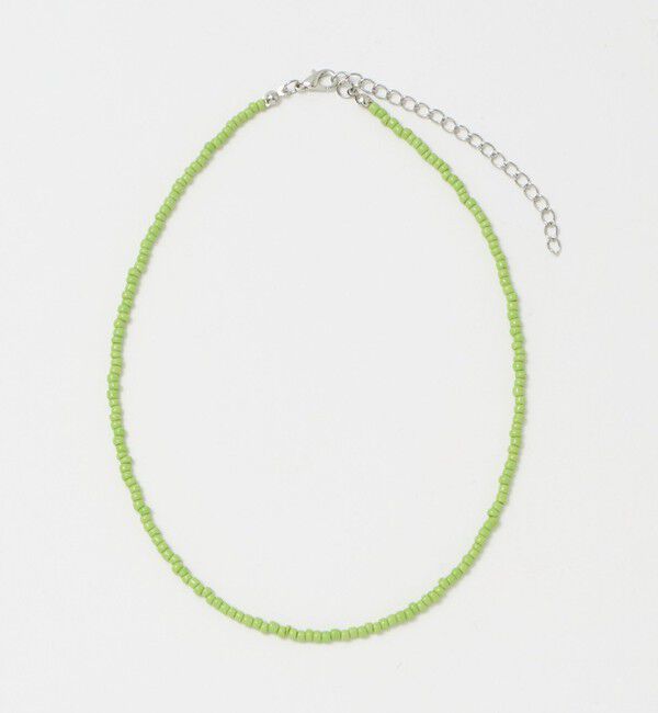 EMMEL REFINES「＜EMMEL REFINES＞EM ソリッド ビーズ ネックレス」|その他|LIME