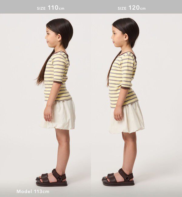 UNITED ARROWS green label relaxing「【別注】＜Robert P. Miller＞5分袖 Tシャツ / キッズ  100cm-130cm」|Tシャツ・カットソー|