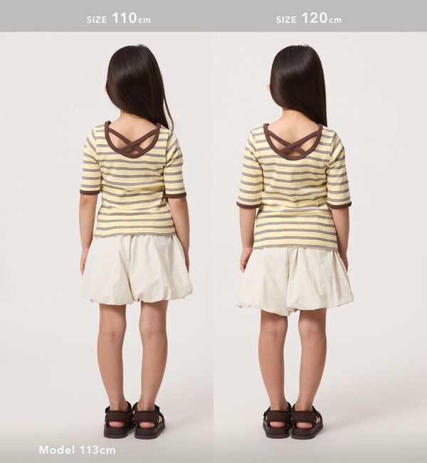 UNITED ARROWS green label relaxing「【別注】＜Robert P. Miller＞5分袖 Tシャツ / キッズ  100cm-130cm」|Tシャツ・カットソー|