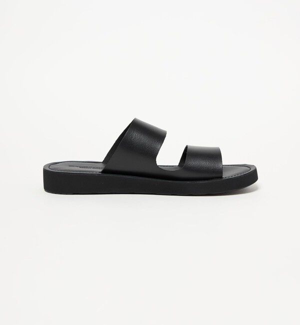 UNITED ARROWS green label relaxing「レザーライク 2ストラップ サンダル」|サンダル|