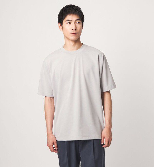UNITED ARROWS green label relaxing「Somarti クルーネック 半袖 Tシャツ -UVカット・汗染み防止・遮熱-」|Tシャツ・カットソー|LT.GRAY