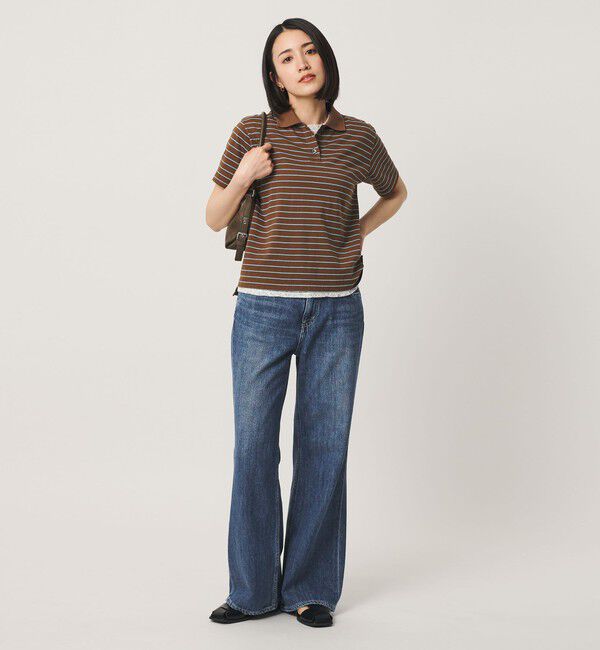 BEAUTY&YOUTH UNITED ARROWS「＜RED CARD＞Twilightフレア デニムパンツ/コバルト」|デニム|