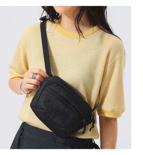 BEAMSBOY「ARC&rsquo;TERYX / MANTIS1 WAISTPACK」|ショルダー・メッセンジャー|Black II