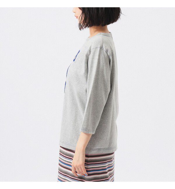 BEAMSBOY「テンジク フットボール 3/4 Tシャツ」|Tシャツ・カットソー|