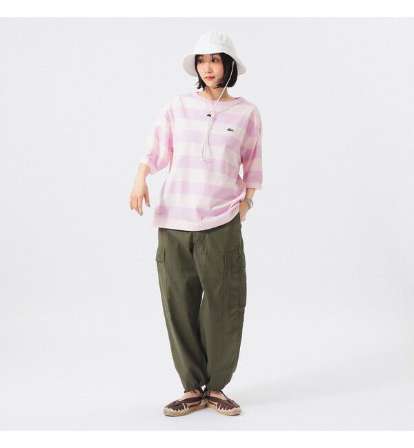 BEAMSBOY「【別注】LACOSTE / ボーダー Tシャツ」|Tシャツ・カットソー|