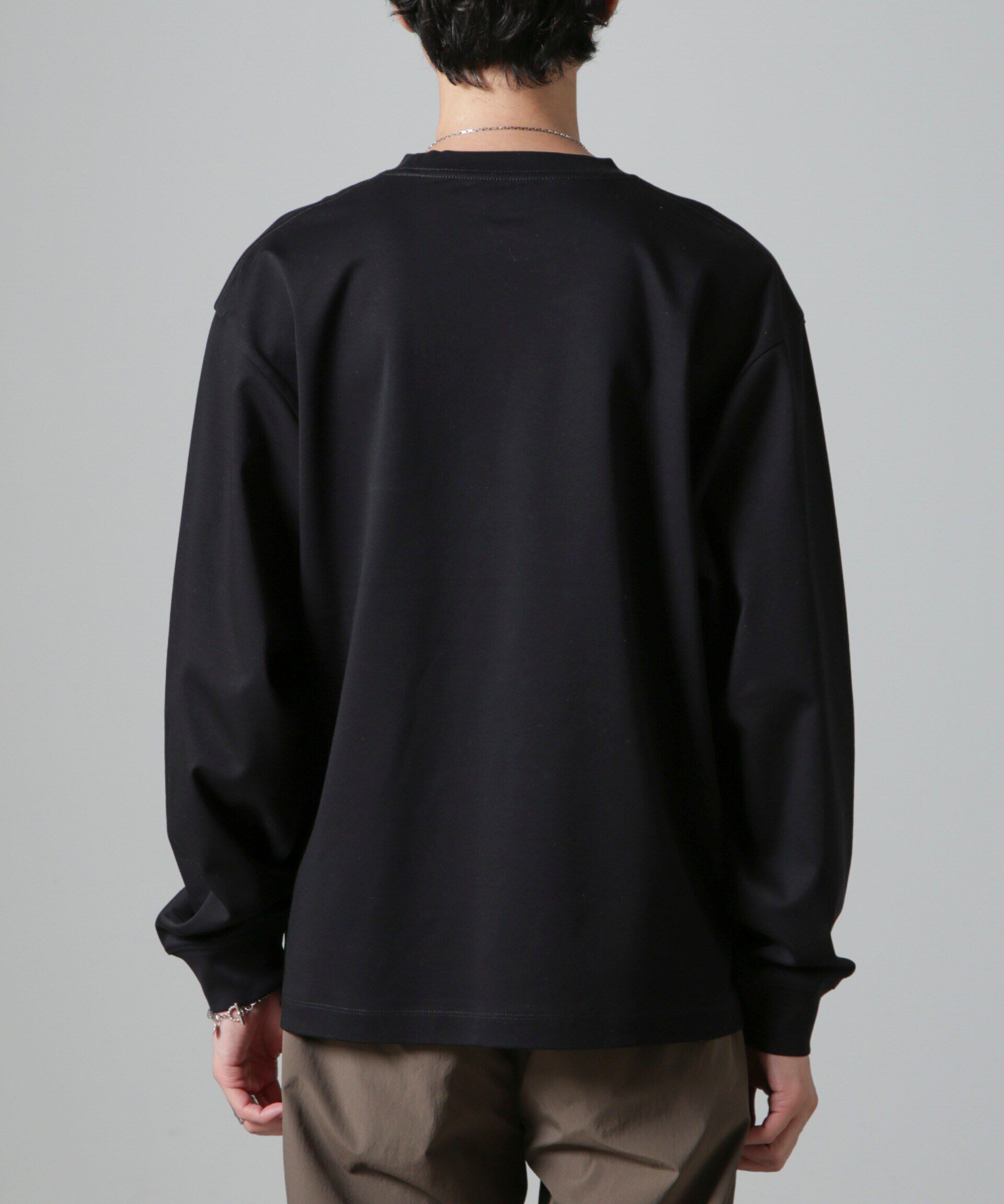 NANO universe「アンチスメル BIG クルーネックTシャツ 長袖」|Tシャツ・カットソー|