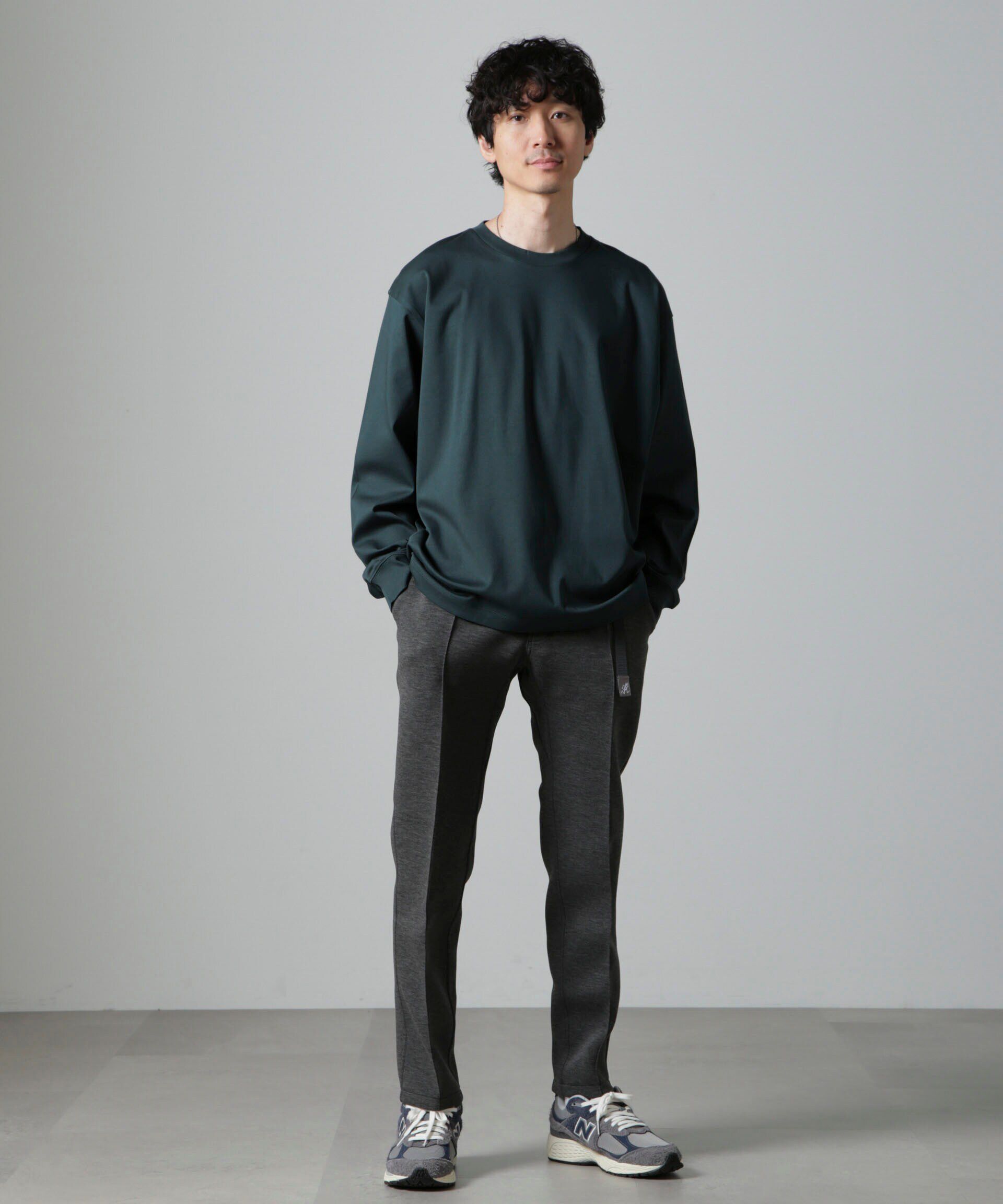 NANO universe「アンチスメル BIG クルーネックTシャツ 長袖」|Tシャツ・カットソー|