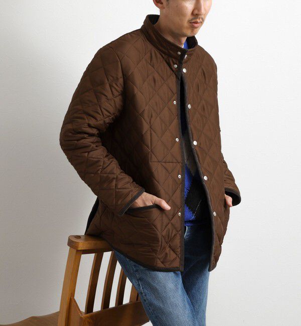 NOLLEY'S goodman「【Traditional Weatherwear】別注 WAVERLY STAND スタンドカラーキルティングジャケット 26AW」|ブルゾン・スタジャン|ブラウン