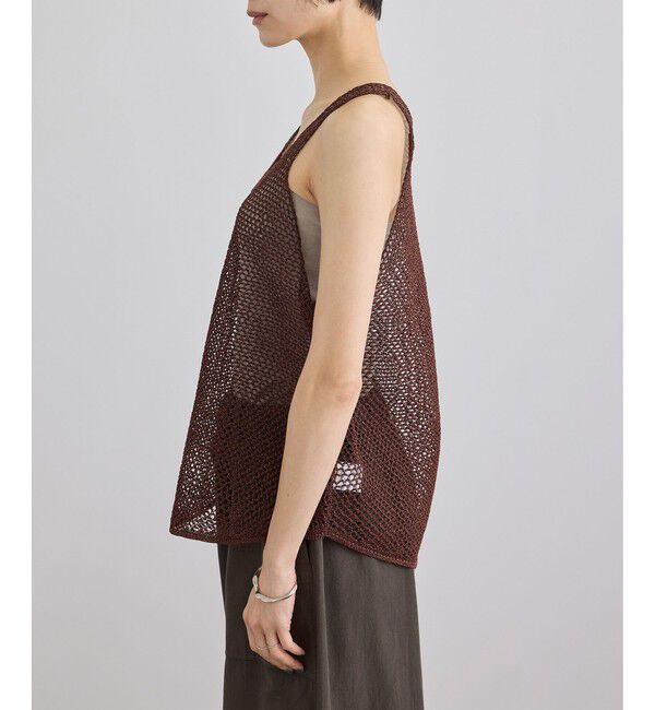 SALON adam et rope'「ラメメッシュタンクトップ」|タンクトップ|