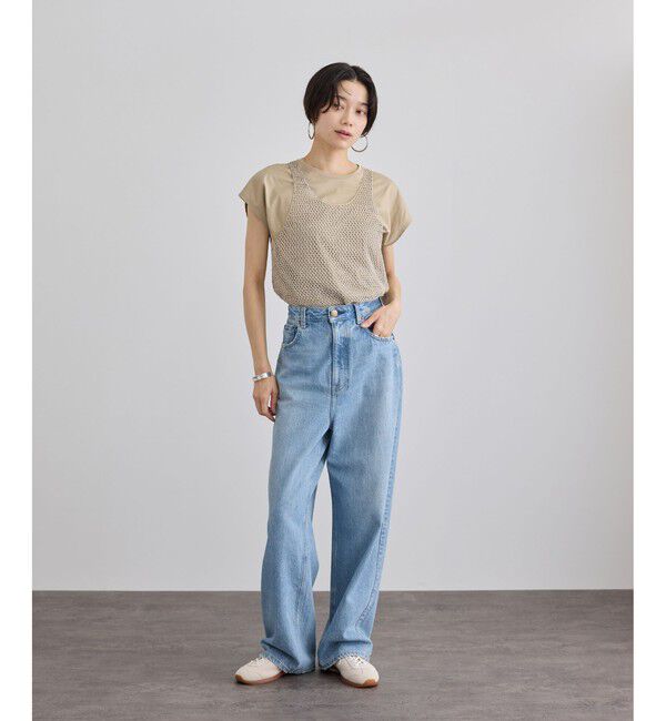 SALON adam et rope'「ラメメッシュタンクトップ」|タンクトップ|