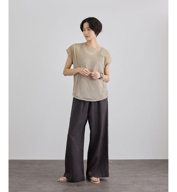SALON adam et rope'「ラメメッシュタンクトップ」|タンクトップ|