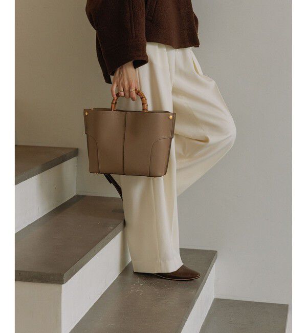 ROPE「【E'POR】BAMBOO BAG Medium【超軽量】」|ハンドバッグ|