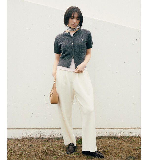 VIS「【POLO BCS】VIS別注クルーネックカーデ」|カーディガン|