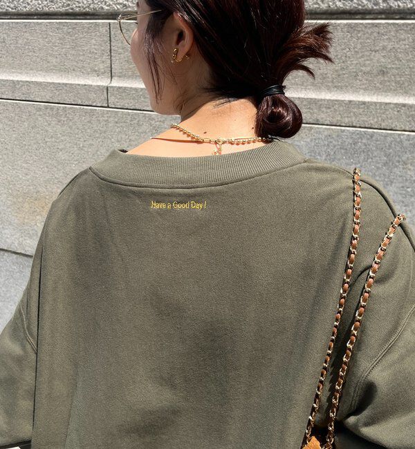  「【インフルエンサー OKOCHI企画】ハーフジップスウェット」|Tシャツ・カットソー|