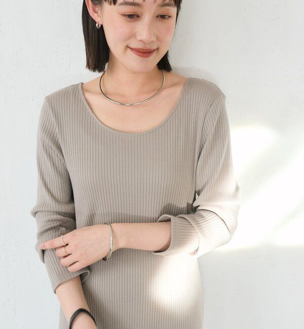 「【3サイズ展開】NEW2WAYロングリブワンピース」|ワンピース|