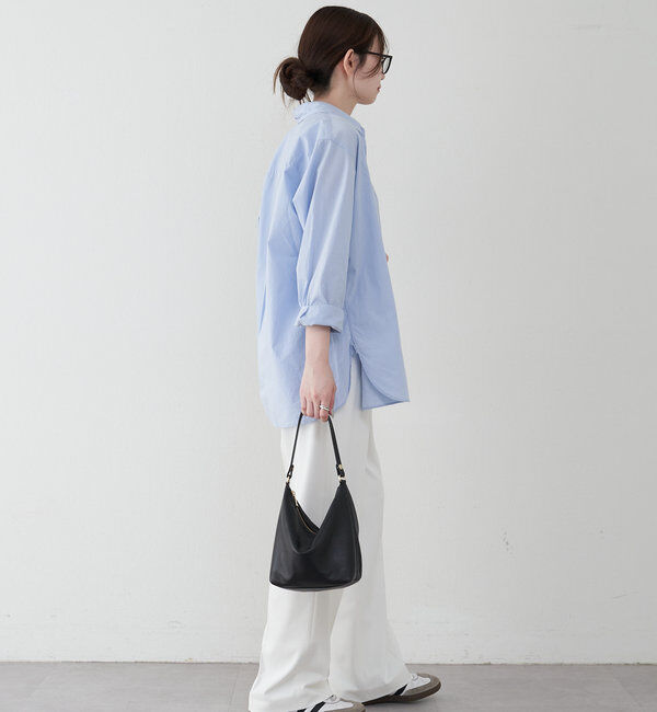  「《本革/360g》ソフトレザーシンプルショルダーバッグ 」|ショルダー・メッセンジャー|