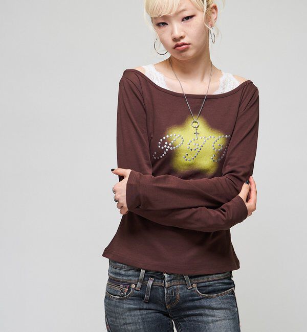  「PIFスタッズトップス」|Tシャツ・カットソー|